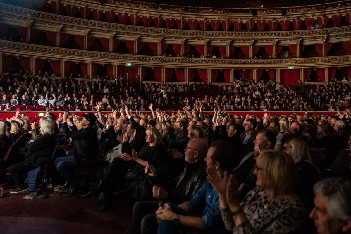 Publikum i spektakulære Royal Albert Hall.